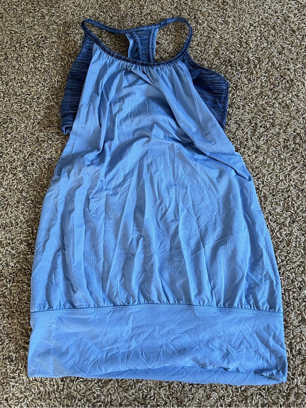LULULEMON Blue Racerback Tank Top